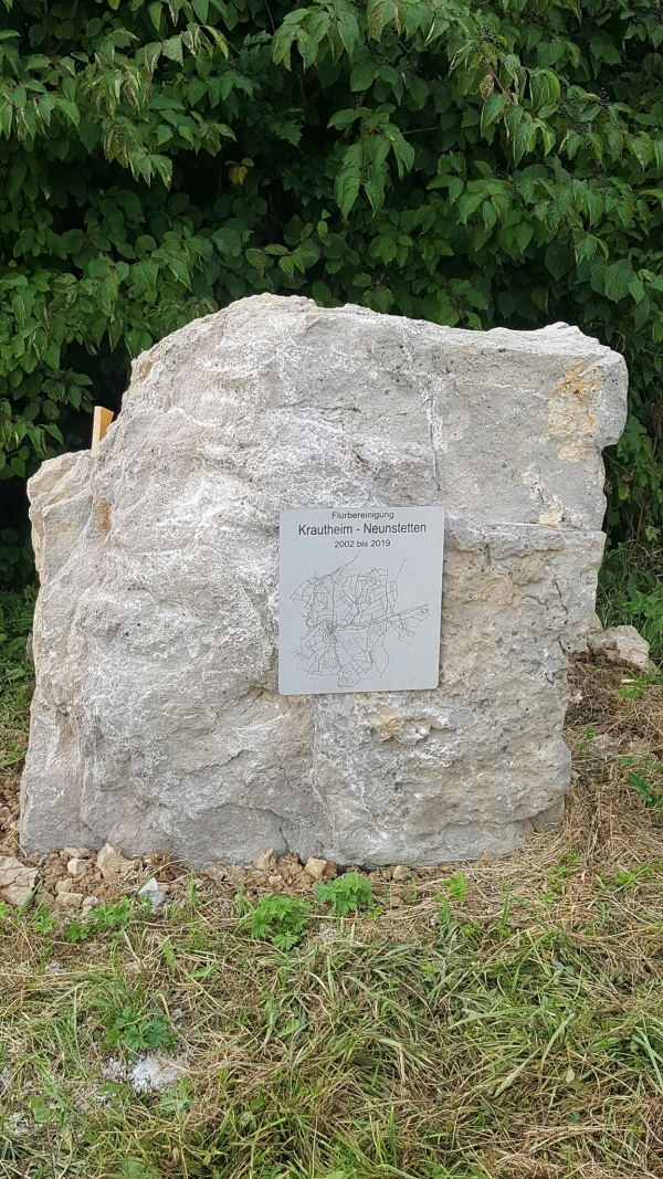 Flurbereinigung Denkstein