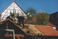 Dorfplatz - Entstehung