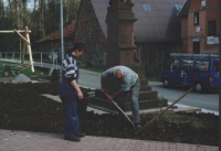 Dorfplatz - Entstehung