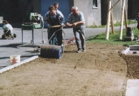 Dorfplatz - Entstehung