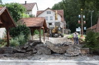  Dorfplatz - Veränderung 2009